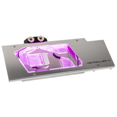 WATERCOOL Vodeni blok Heatkiller IV RGB, za Radeon RX 5700/XT, akril, nikal, srebrna